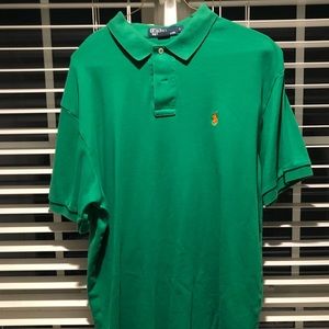 Green Ralph Lauren polo shirt
